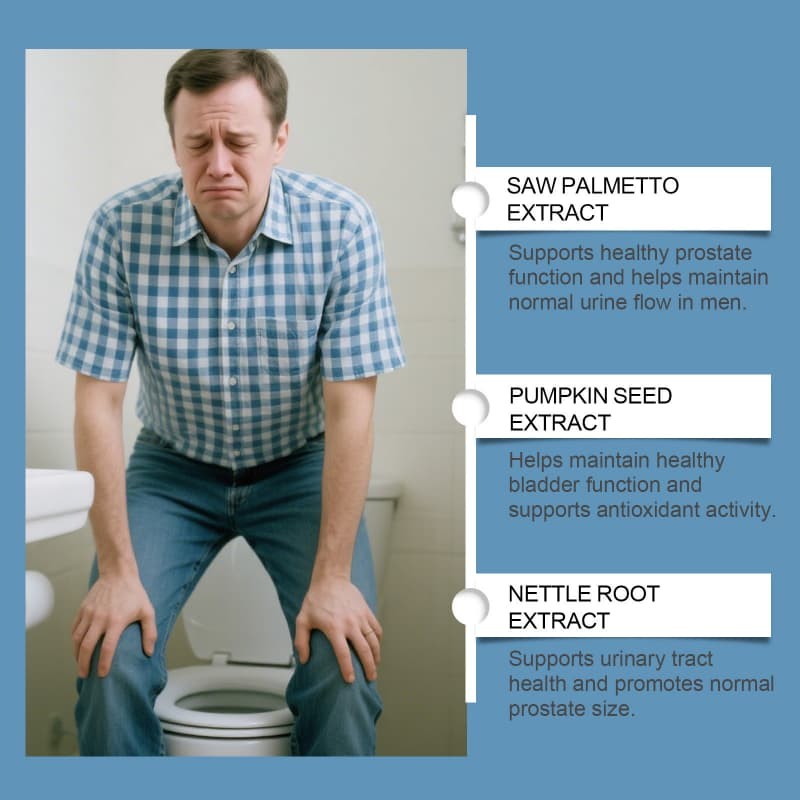 Hair Supplement – Urinary Function, Prostate Health & Men’s Wellness Docteat