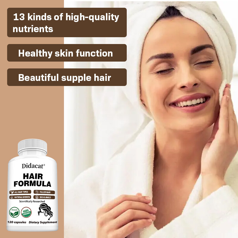 Hair Formula for Hair, Skin, & Nails Health – Biotin, Saw Palmetto, DHT Blocker