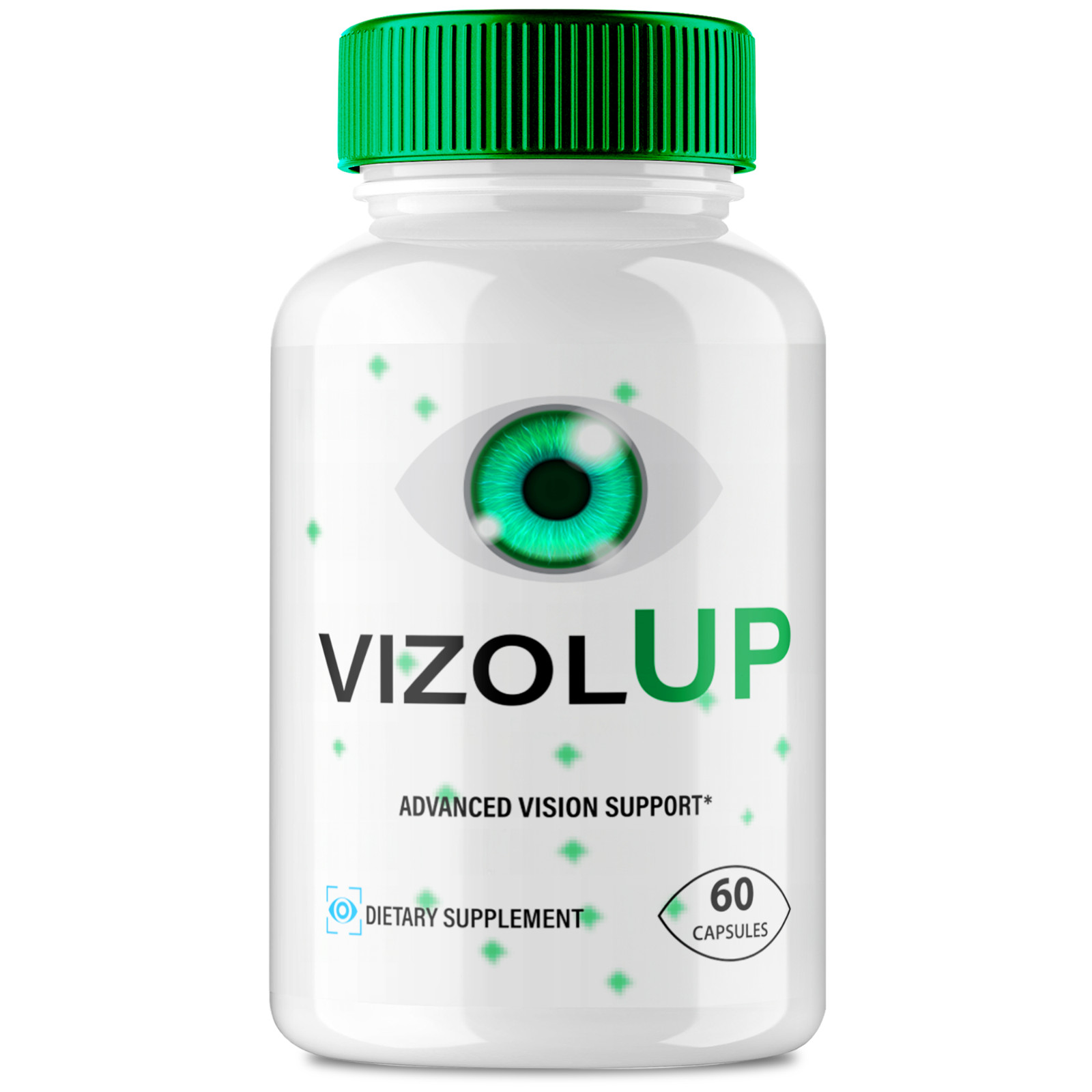 VizolUp Vision Support Capsules Official Eye Health Supplement (60 Capsules)