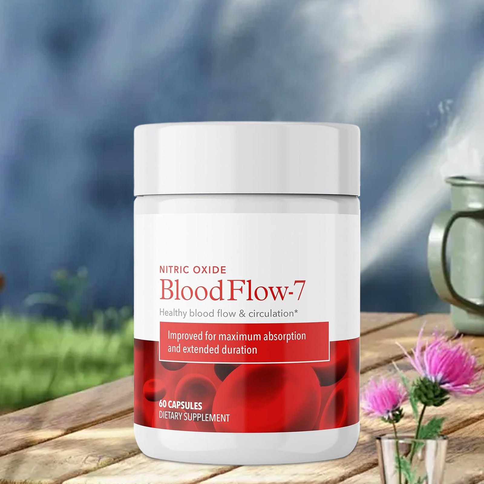 Juvenon Blood Flow-7 Nitric Oxide Dietary S – 60 CT Nitric Oxide Supplements