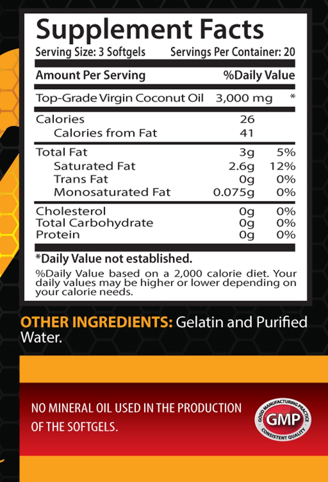 coconut oil softgels – EXTRA VIRGIN COCONUT OIL 3000mg – weight loss pills