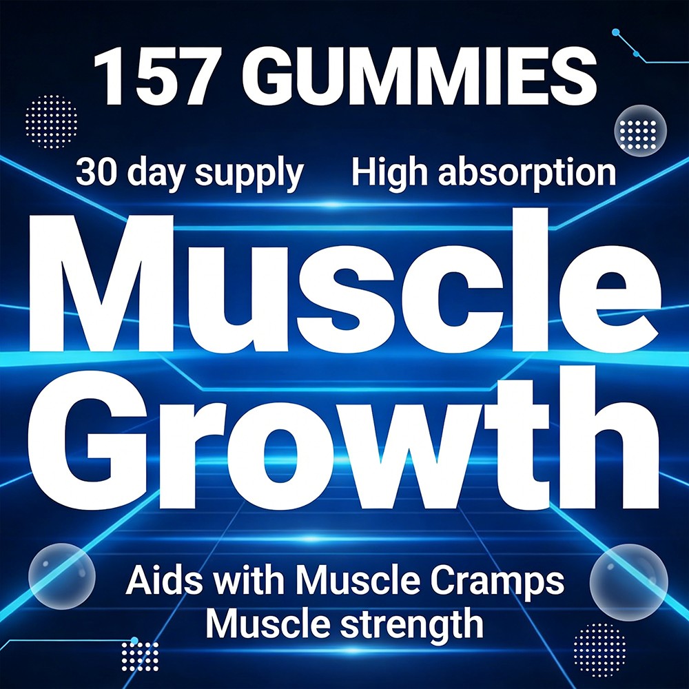 157 Gummies Support Muscle Growth Tissue Repair Boosts Energy Focus 60 Pills