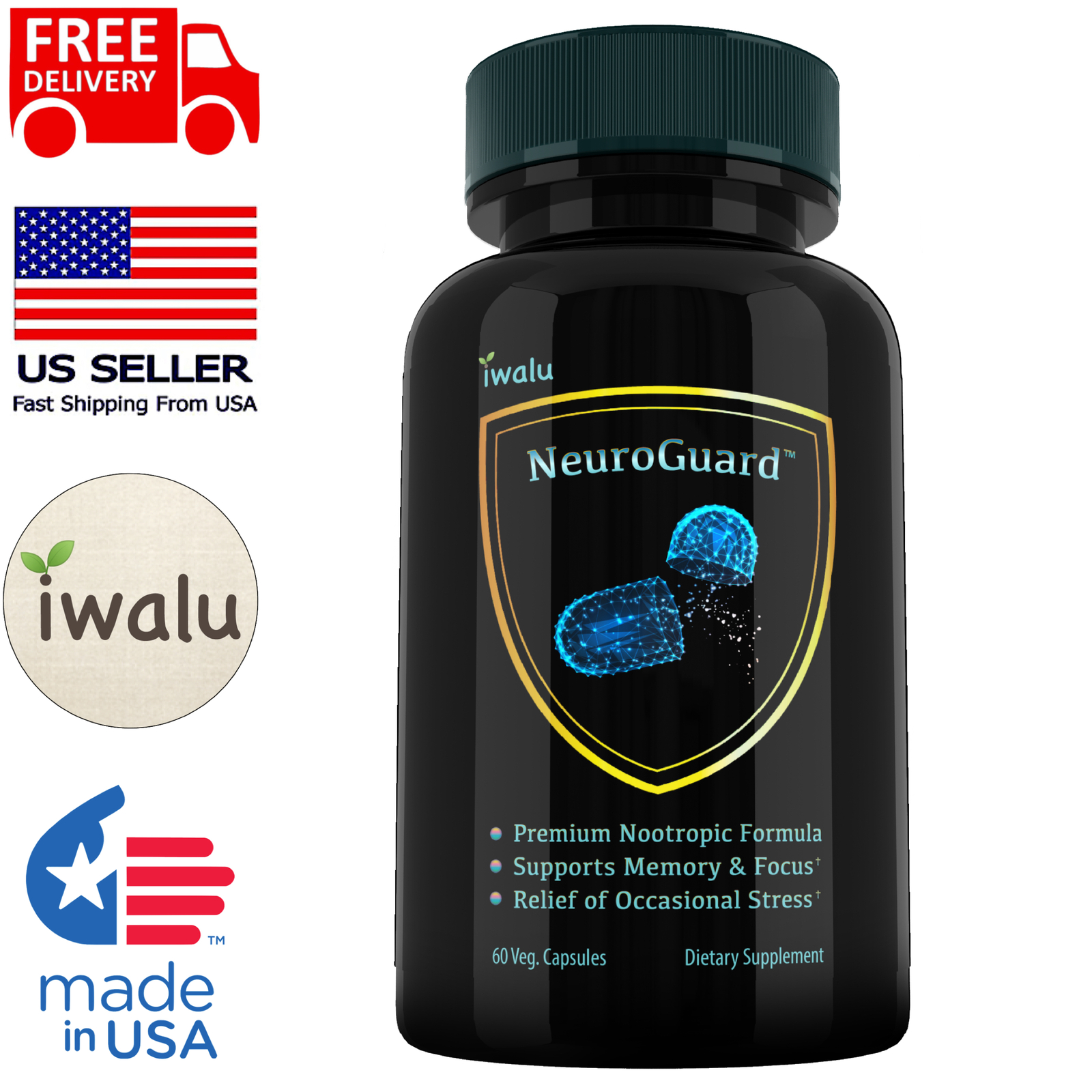 Vitaminas Hombres Suplementos Cerebrales Memoria Enfoque Salud Envio Gratis
