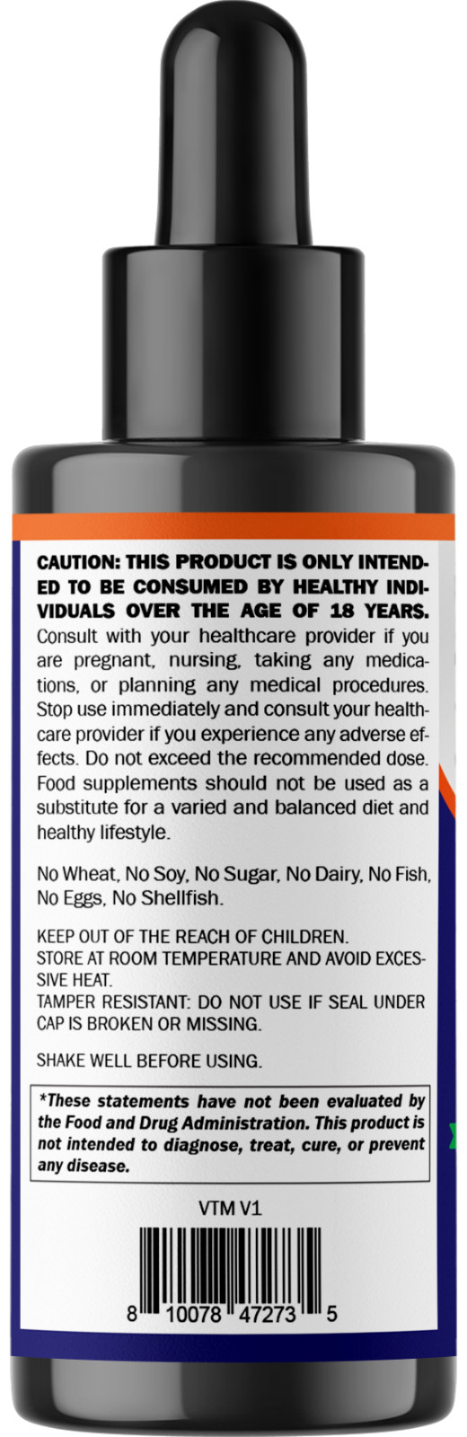 Vitamatic Melatonin 20mg Liquid Drops – 2 Fluid Ounce (59ml)