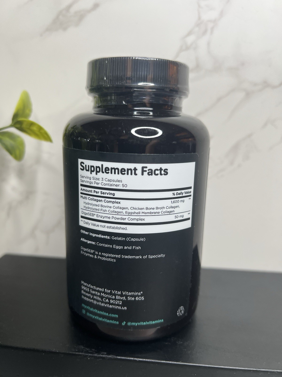 Vital Vitamins Multi Collagen Complex 150 Caps Exp 03/2029