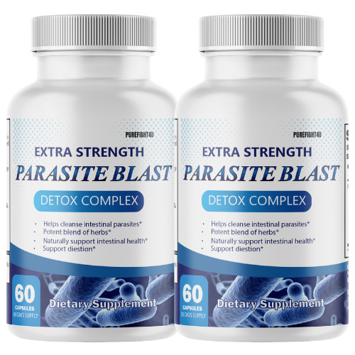 Parasite Blast Cleanse Detox & Toxins Gut Health Supplement – 2 Bottles