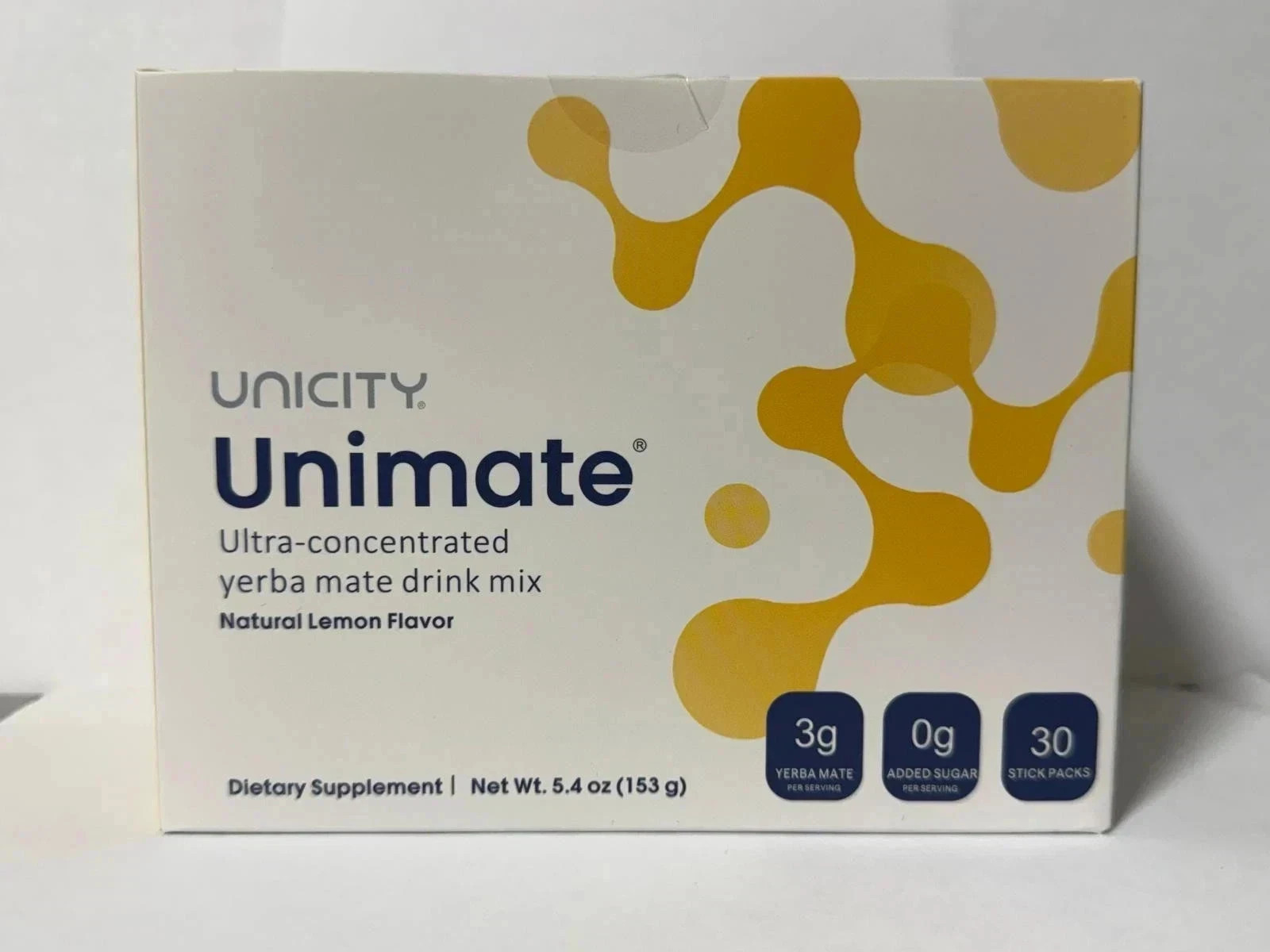 Unicity Unimate Lemon Flavor Packs – 30 Counts Free shiping