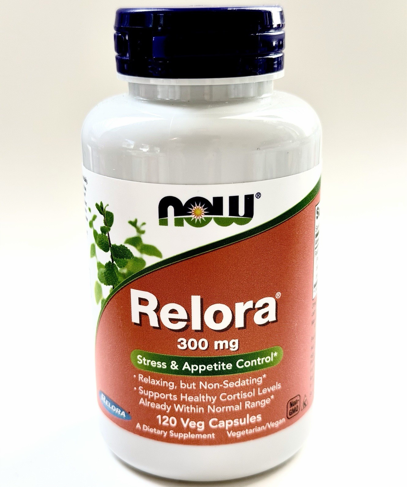 NOW Relora 300mg Stress & Appetite Control Vegan Non-GMO 120 EXP 07/2027