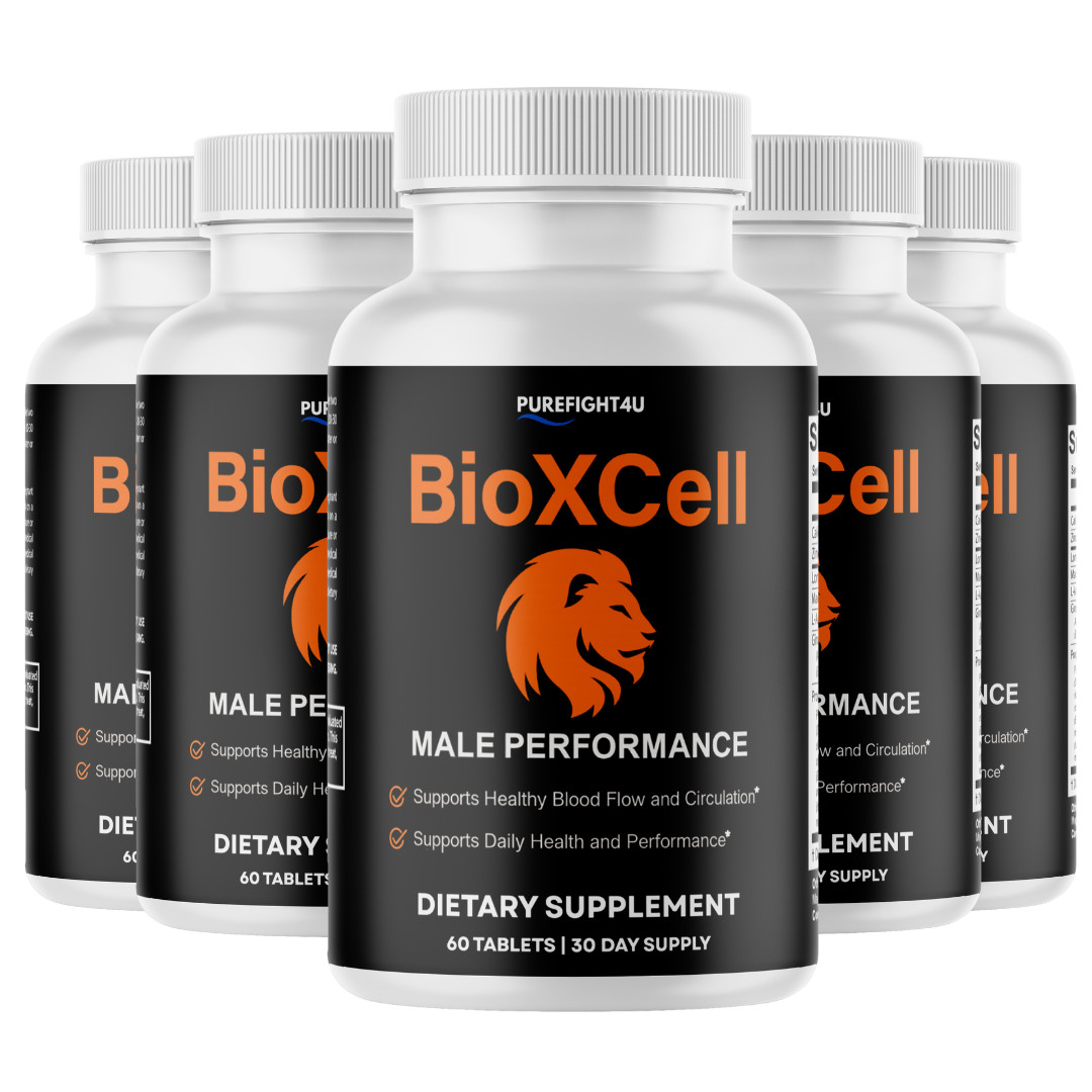BioXCell Tablets Support Male Performance Supplement – 5 Bottles