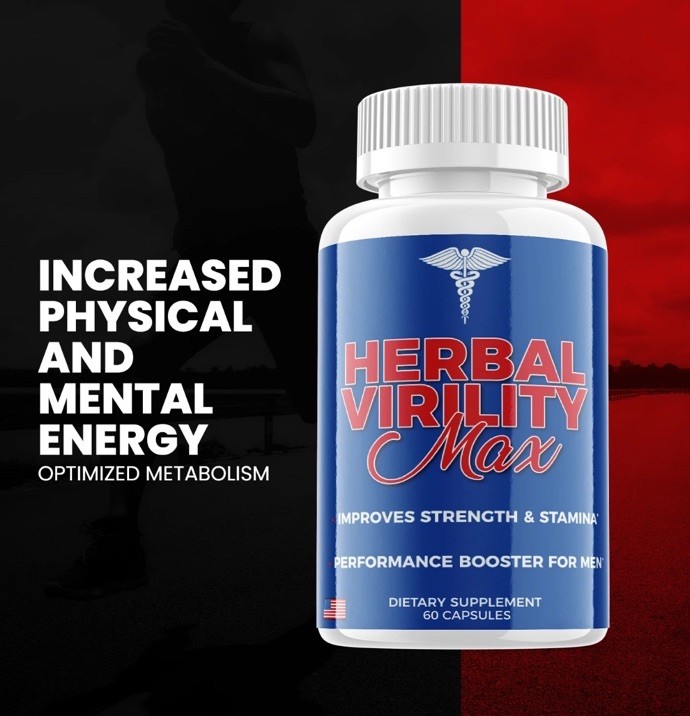 Herbal Virility Max Maximum Strength Male Performance Supplement – 60 Tablets