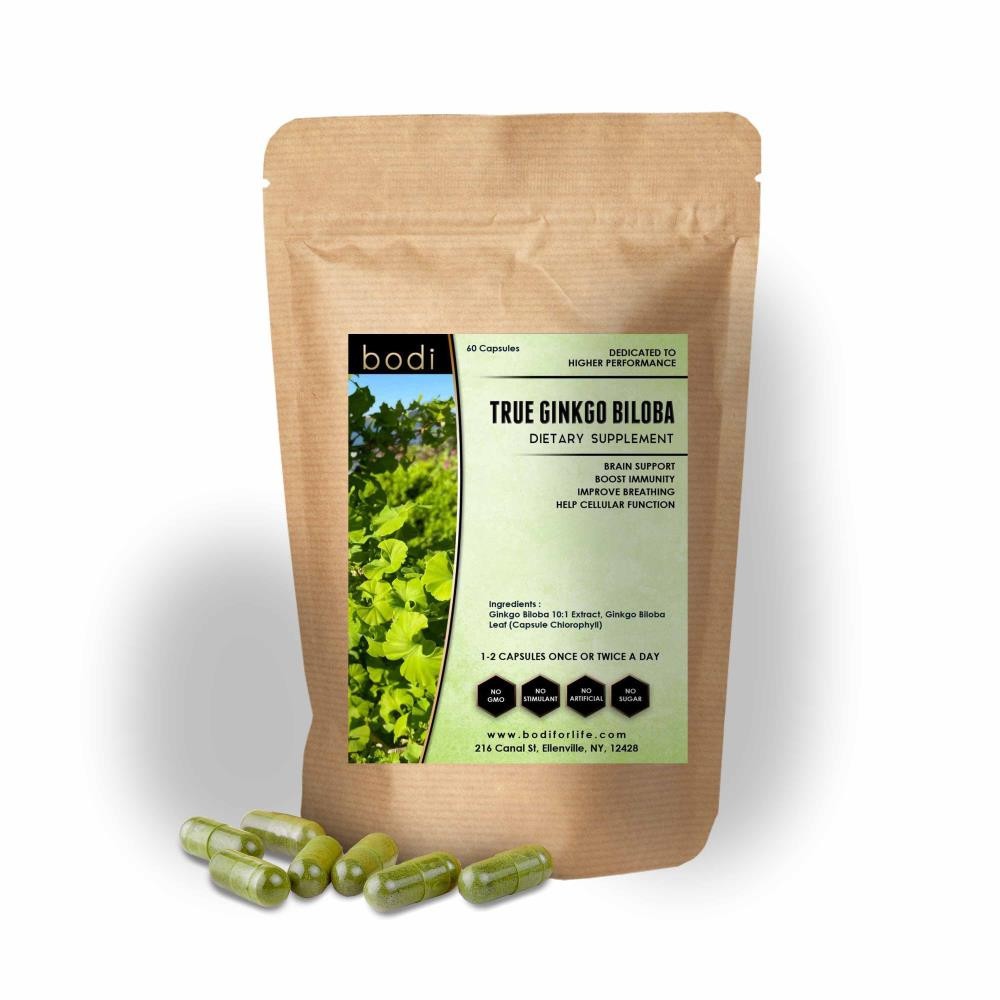 True Ginkgo Biloba Capsule 100% Pure Natural Hand Crafted