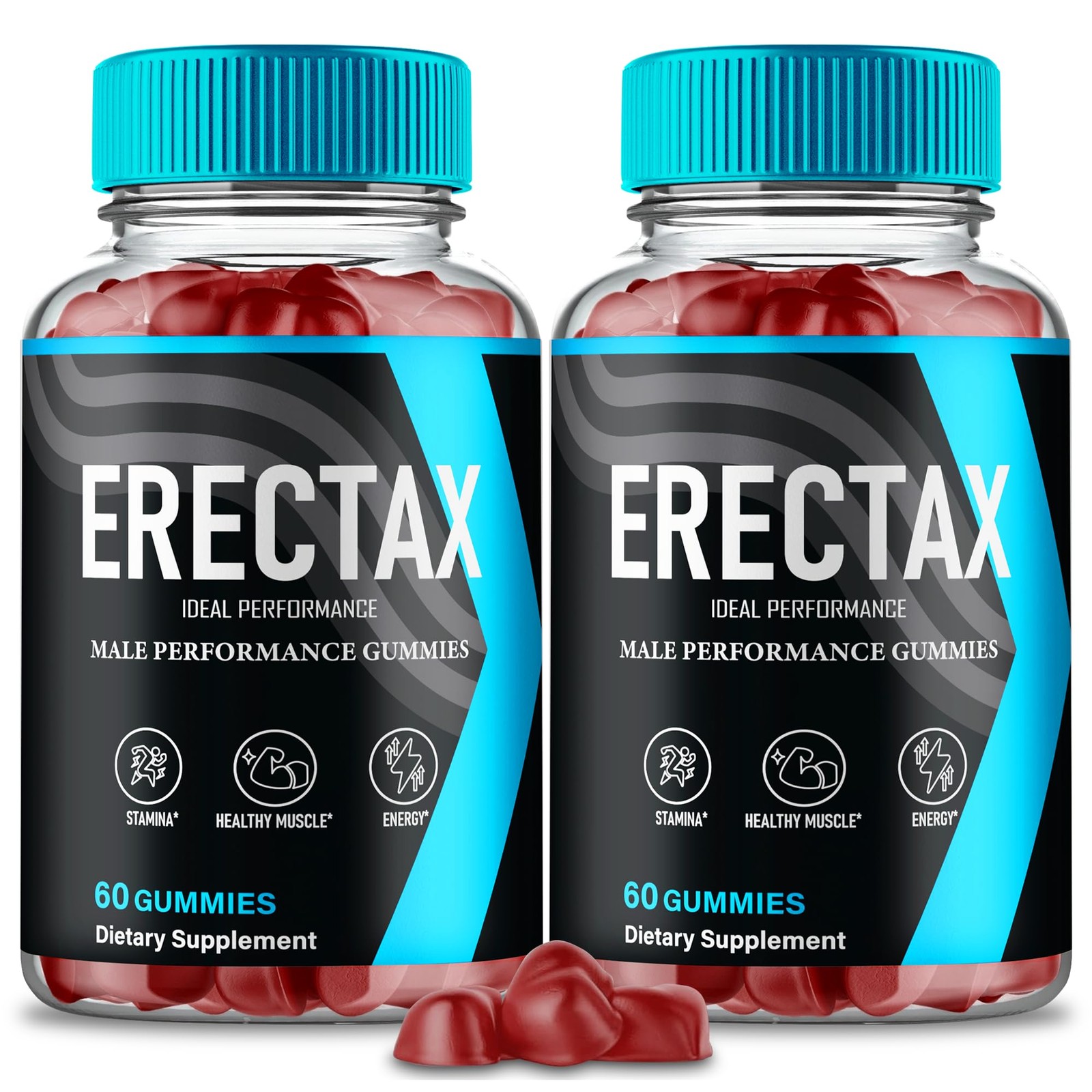 Erectax General Wellness Supplement – 120 Gummies (2 Pack)