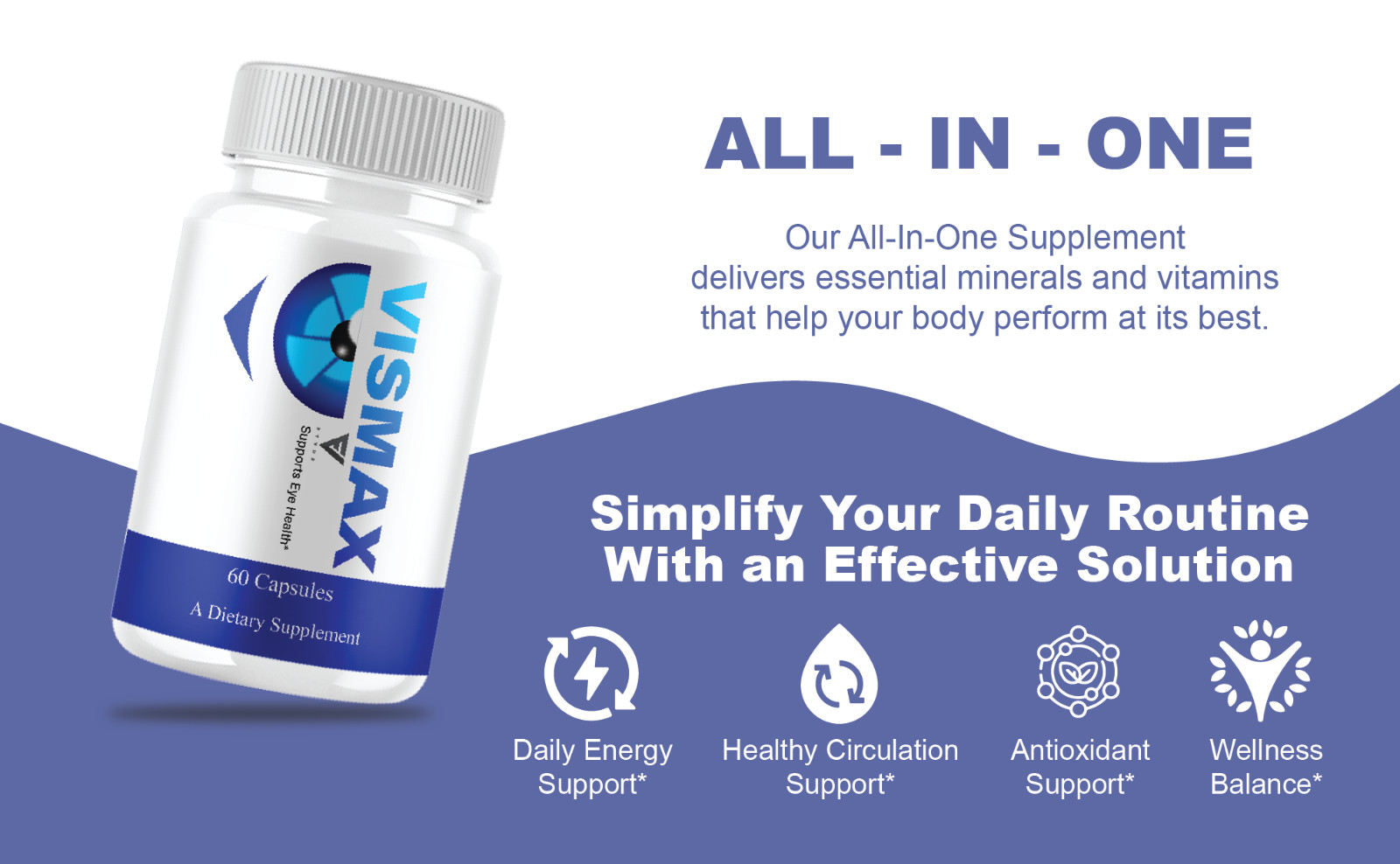 (3 Pack) VisMax Premium Eye Health Supplement, VisMaxx Advanced (180 Capsules)
