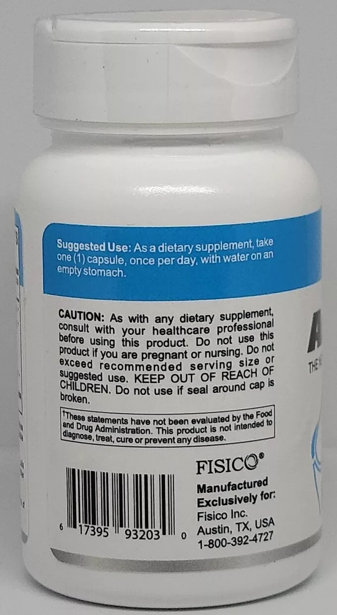 (3) Fisico Arthrozene Natural Joint Health Supplement 30 Caps Authentic Exp10/27