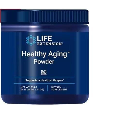 Life Extension Healthy Aging Powder 7.4oz Taurine 5000mg Lithium 2000mcg