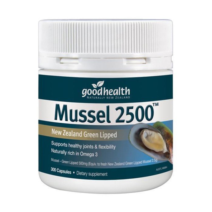 Good Health Mussel 2500 (300 Capsules) – 5 Pack