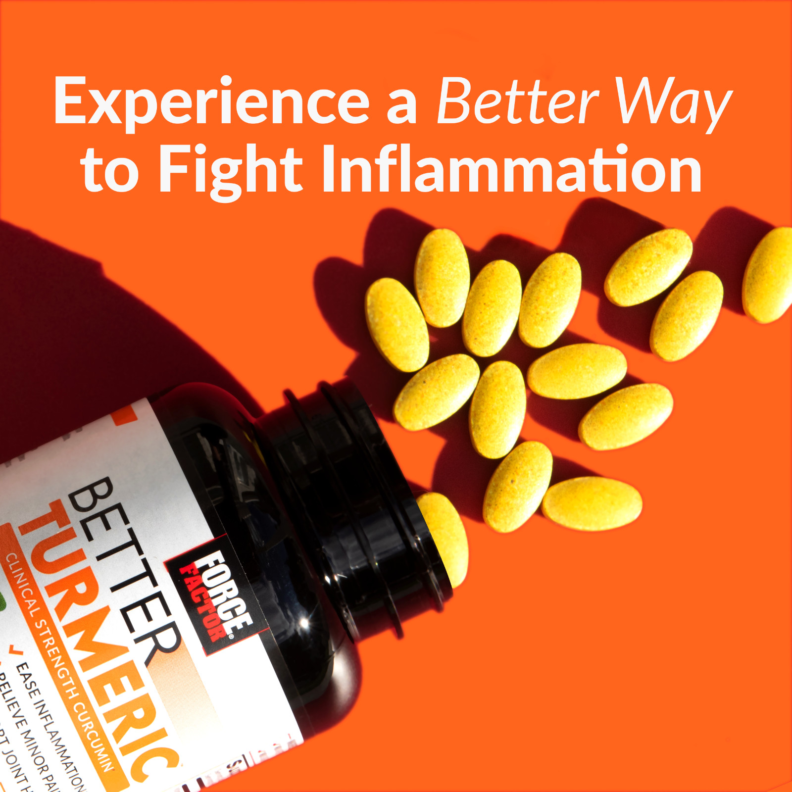 Force Factor Better Turmeric Clinical Strength Curcumin w/ Black Pepper Extract