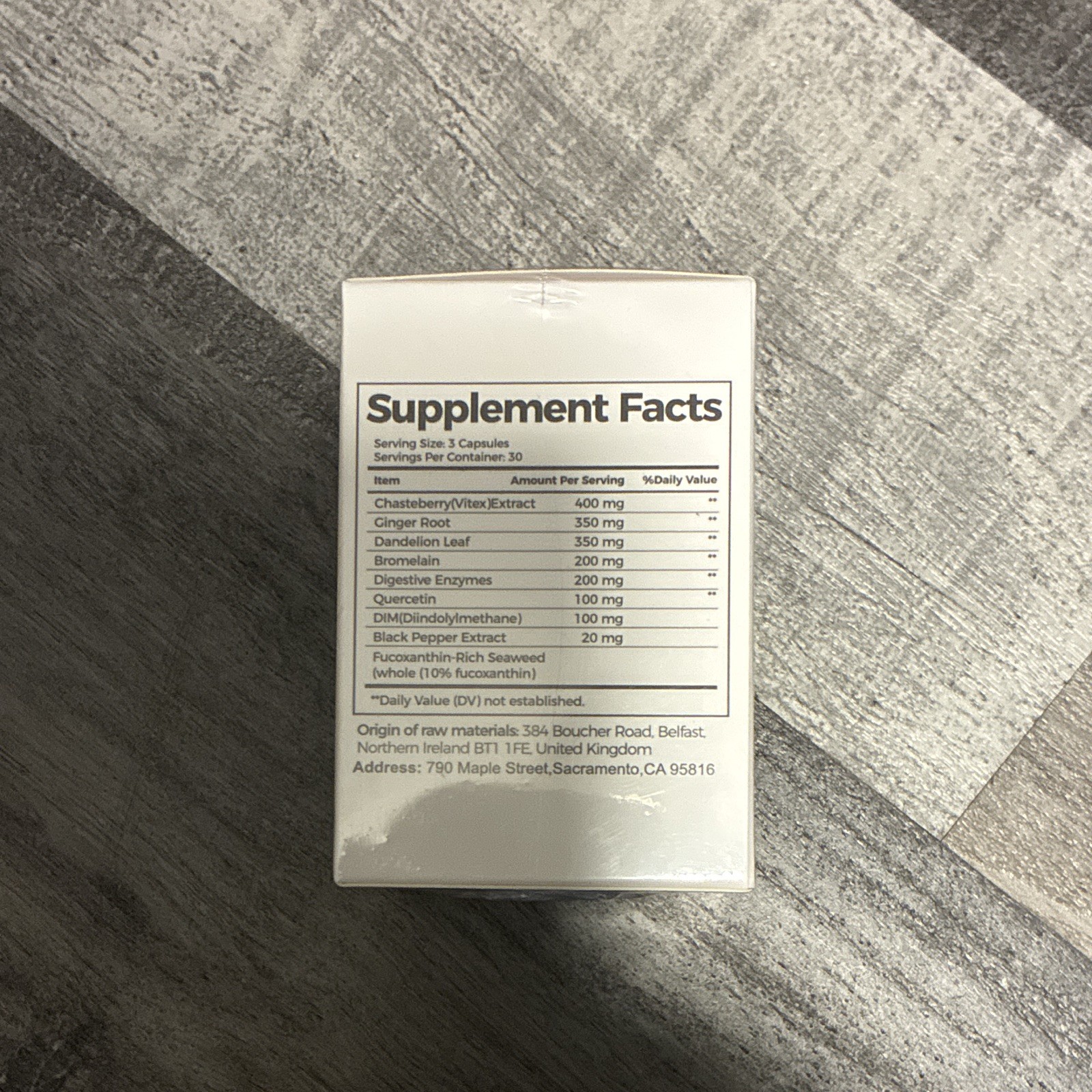 nouro Women’s Balance Dietary Supplement for Gut Health 90 Capsules 400mg