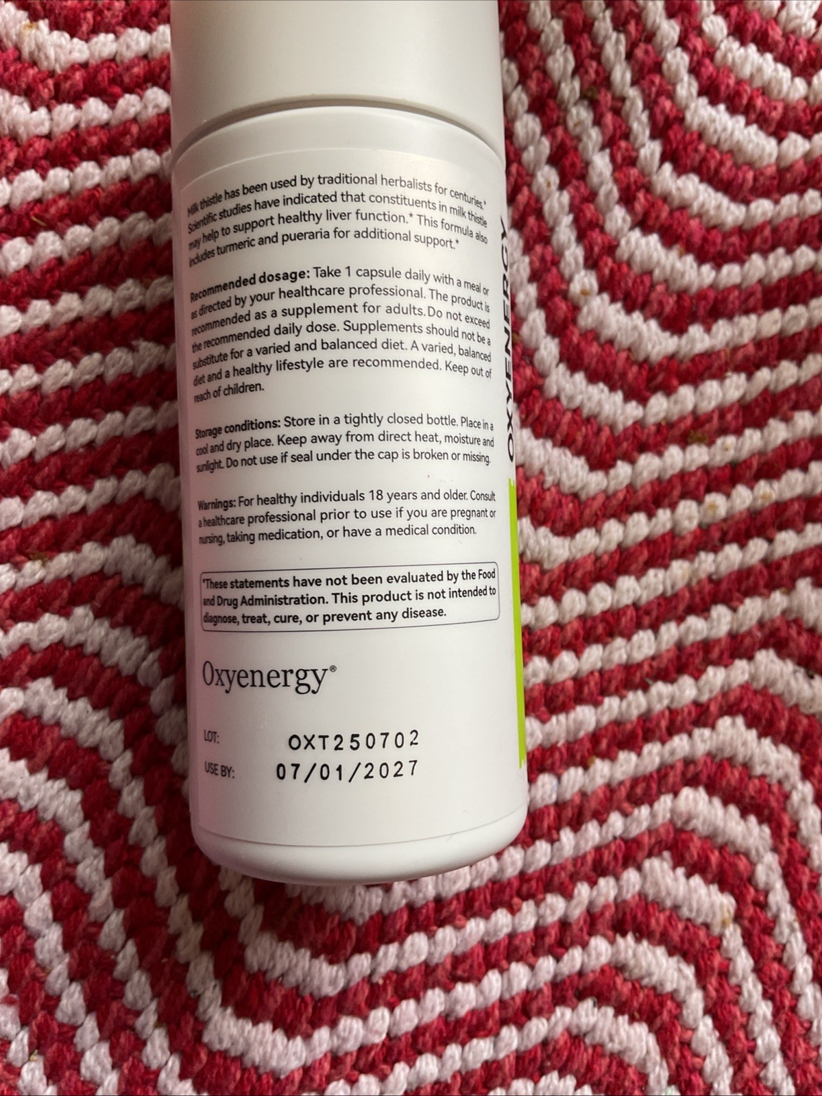 Oxyenergy Milk Thistle Turmeric Liver Health Vegetarian Capsules 90 Count
