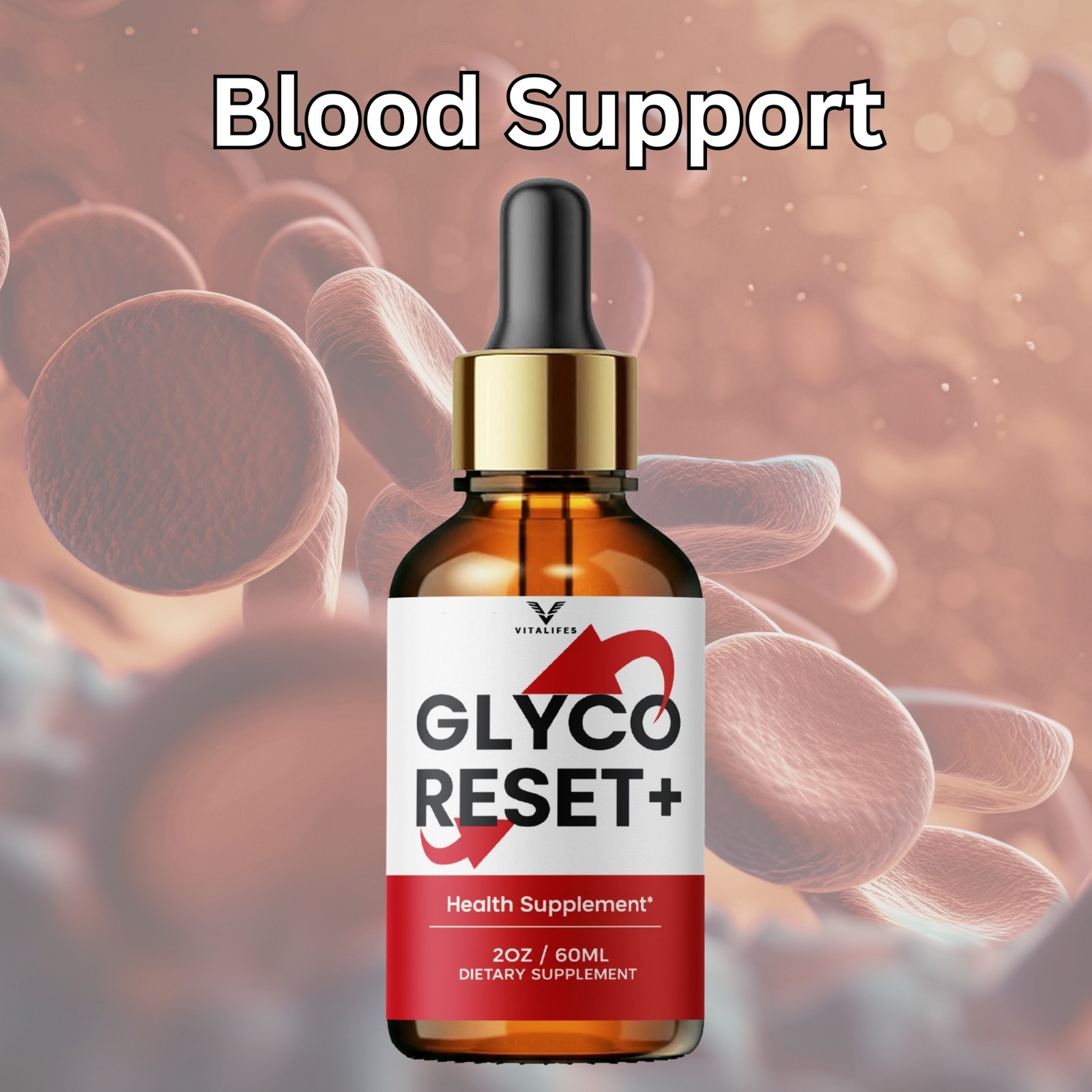 (5 Pack) Glyco Reset Drop Advanced Blood Support Supplement GlycoReset 30 Servs