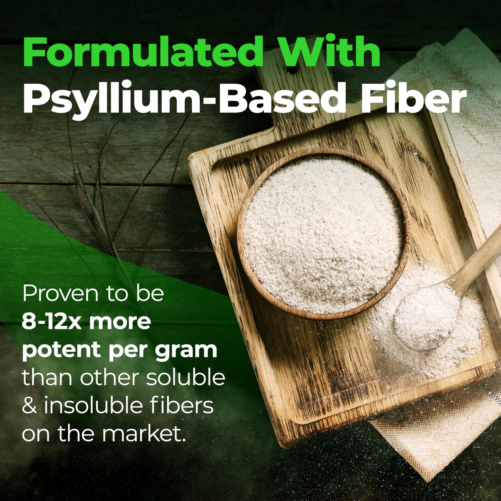 Species Nutrition Fiberlyze Fiber Supplement, Psyllium 12.6 Ounce (Pack of 1)