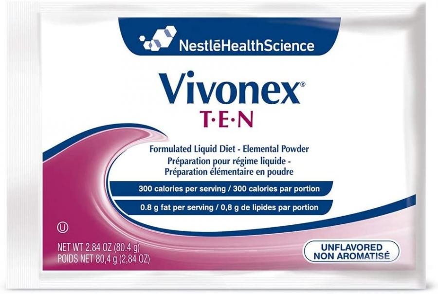 Vivonex T.E.N, Unflavored, 2.84 Oz. Individual Packet, Powder, 1 Count