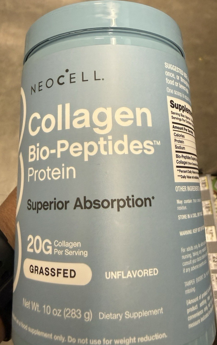 NeoCell Collagen Bio-Peptides Powder Grass Fed Unflavored 10 oz (283 g)