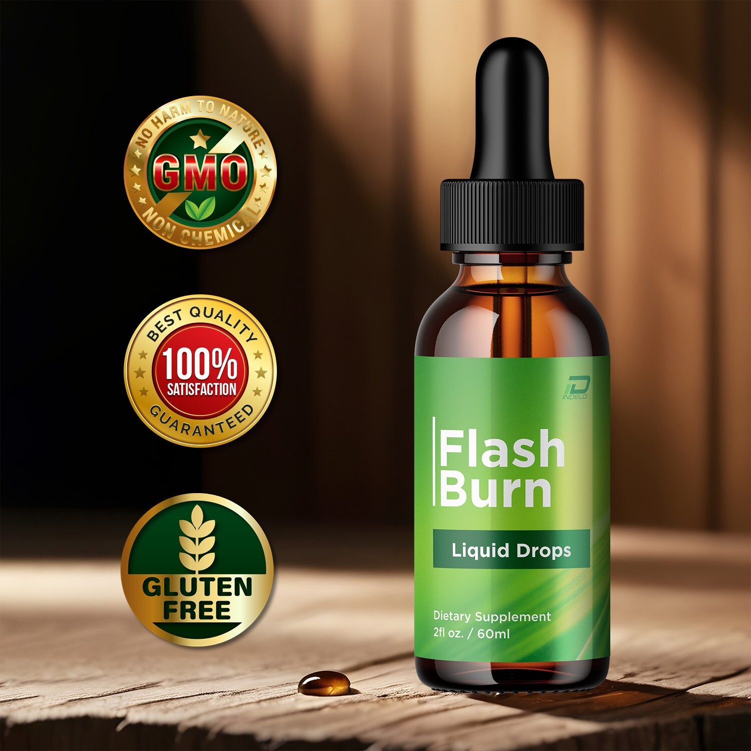 (2 Pack) Flash Burn Drops Healthy Formula – FlashBurn Liquid All Natural Healthy
