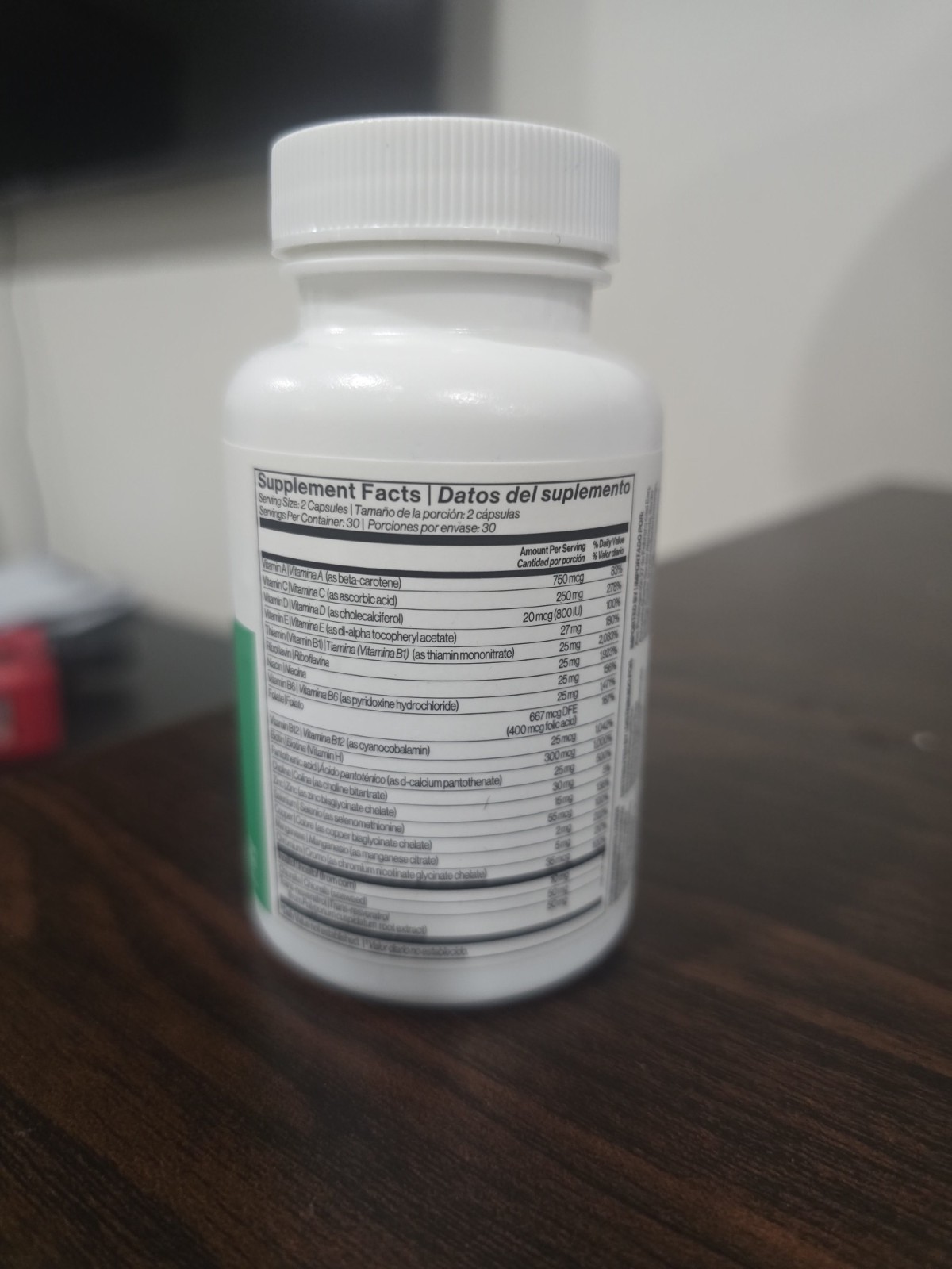 Immunotec Multi+ Resveratrol Full Spectrum Vitamins Minerals Nutrients 60-caps