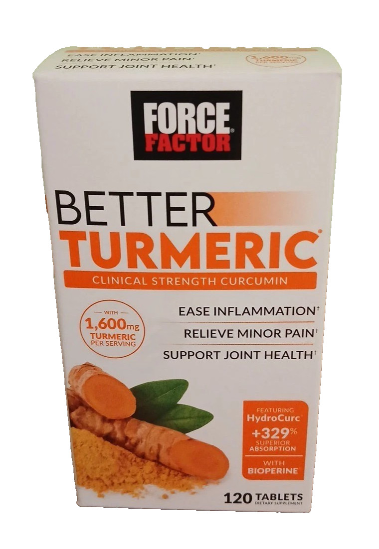 Force Factor Better Turmeric Clinical Strength Curcumin w/ Black Pepper Extract
