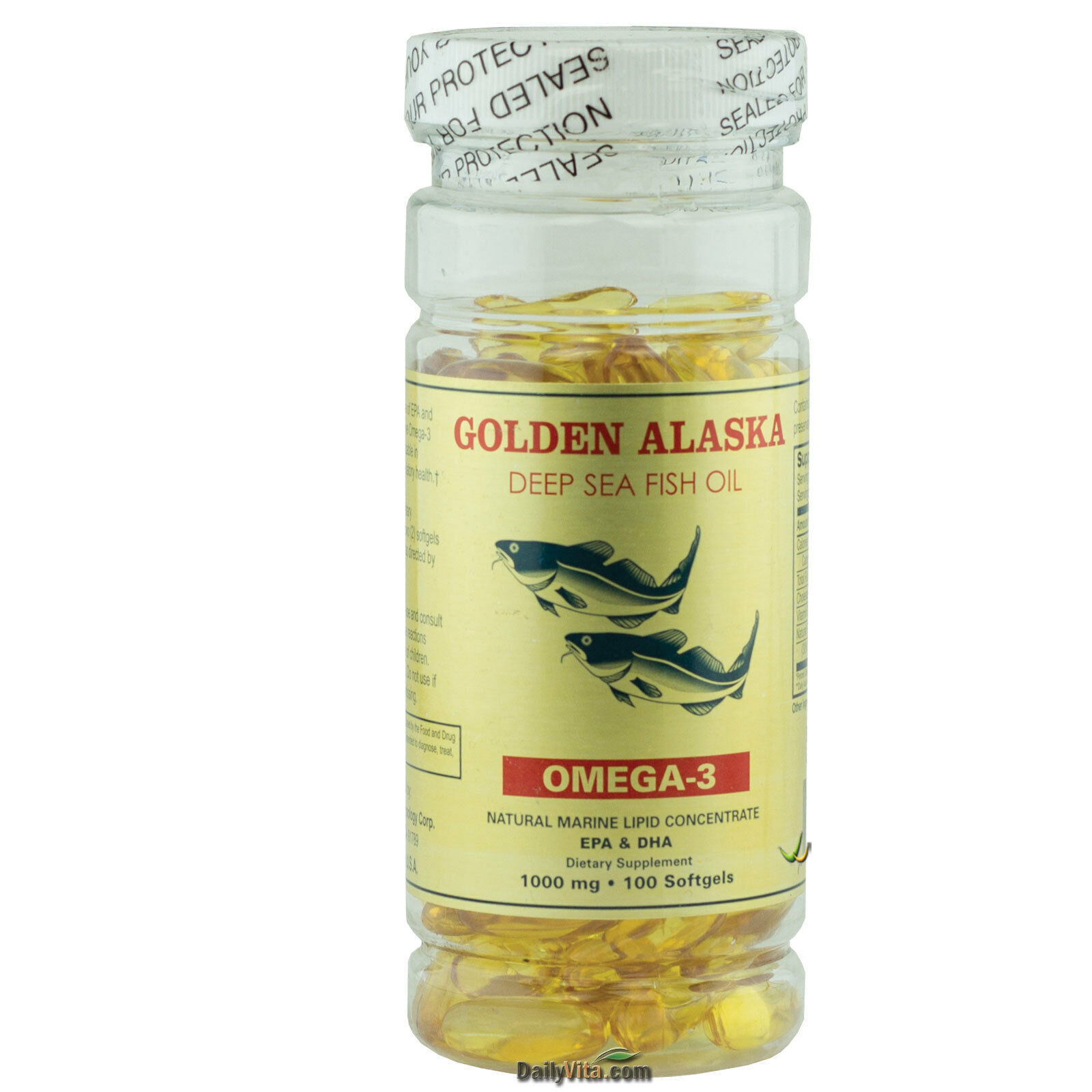 20 x Alaska Deep Sea Omega-3 Fish Oil EPA DHA 2000 SGel