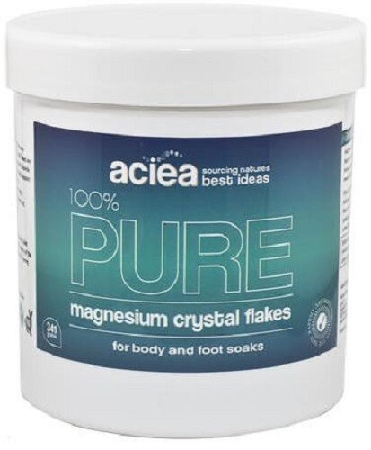 Aciea Pure Magnesium Crystal Flakes 341g for Body and Foot soaks
