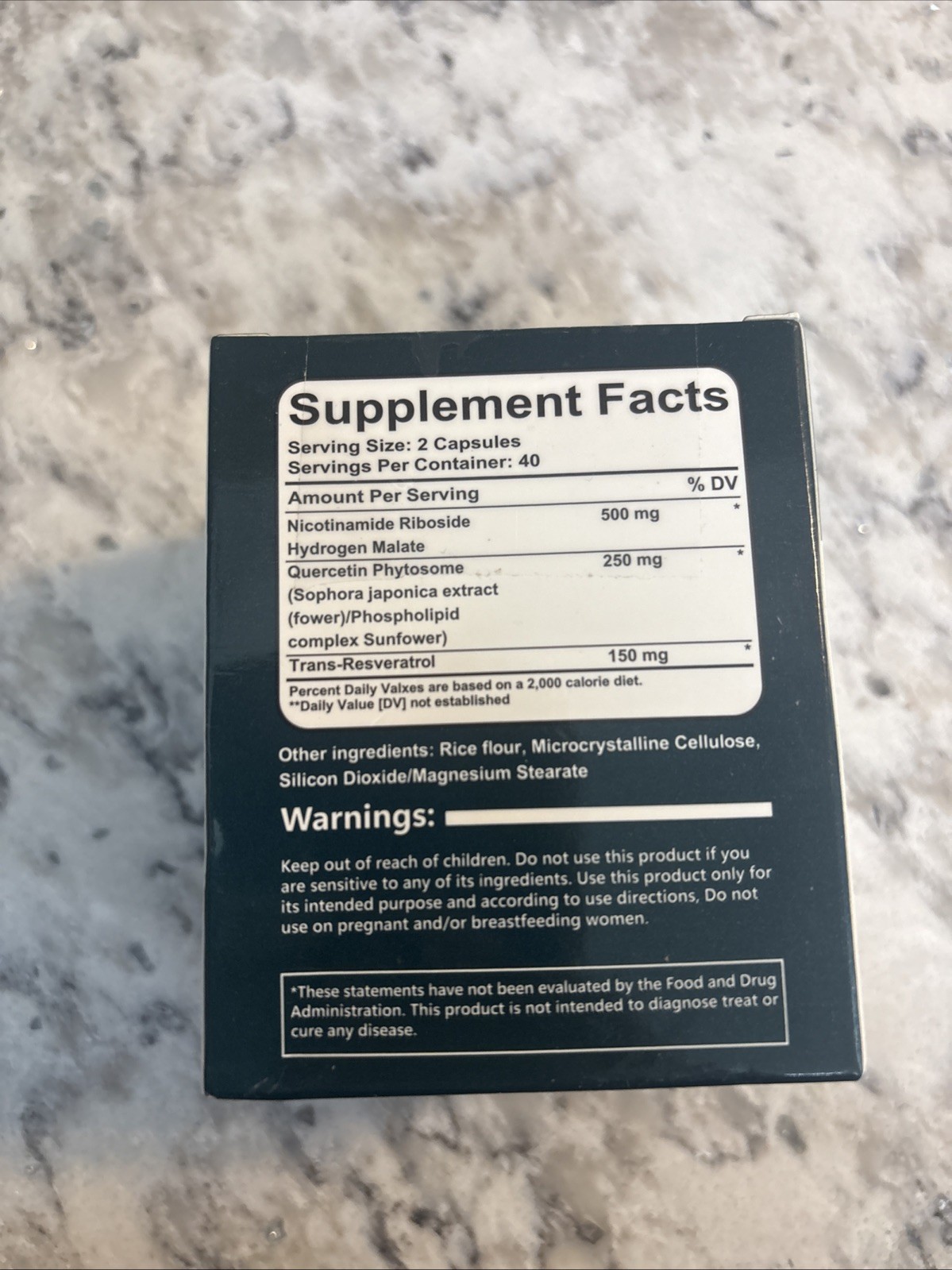 Liposomal Nicotinamide Riboside Resveratrol 900MG 80 Capsules EXP 25/9/2027