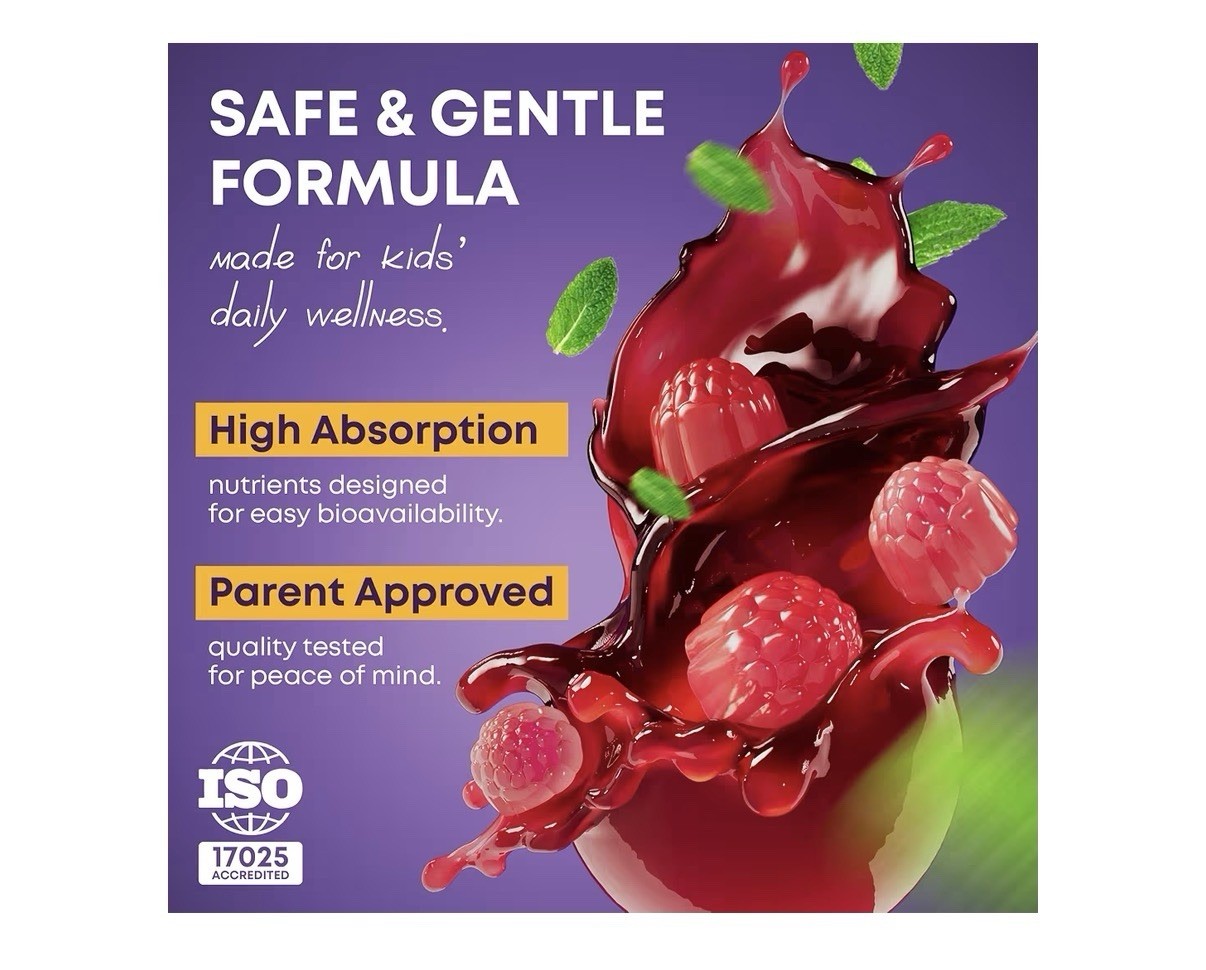 LM LILYNUTRAMOON Height Growth Gummies for Kids & Teens Strong Bones 60 Gummies