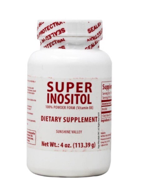 Super Inositol Vitamin B8 100% Powder 4oz