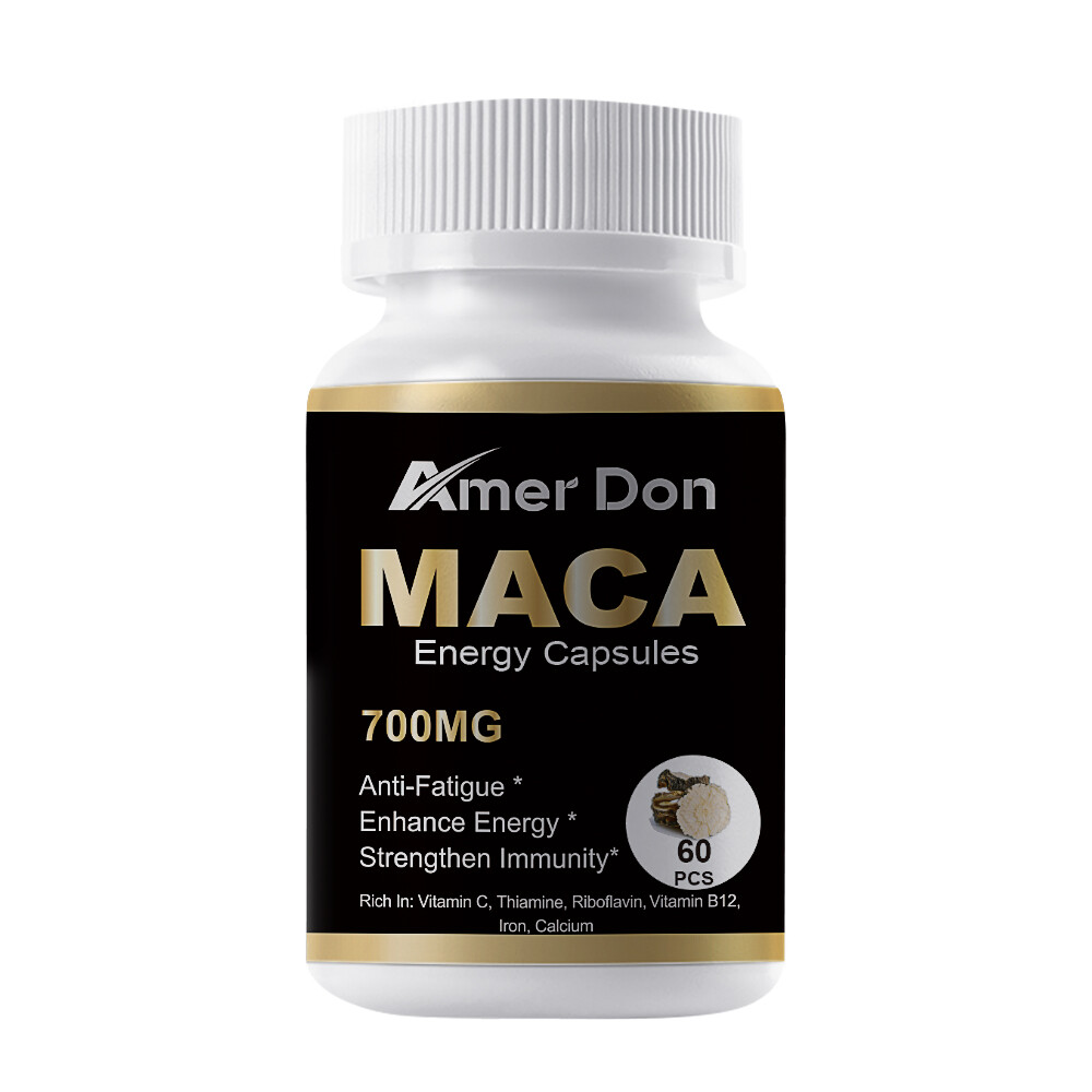 Maca Root 700mg Highest Potency Supports Desire Stamina Power Energy 60 Pills