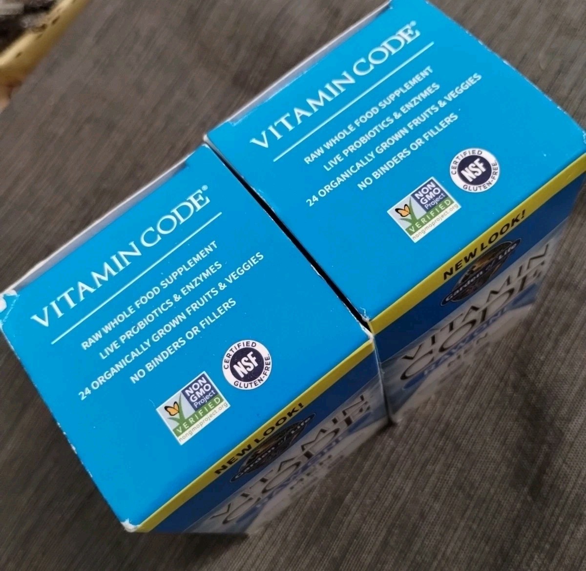 2) Garden of Life Vitamin Code Raw One for Men 30 Capsules Each -Exp: 09/26 -NEW