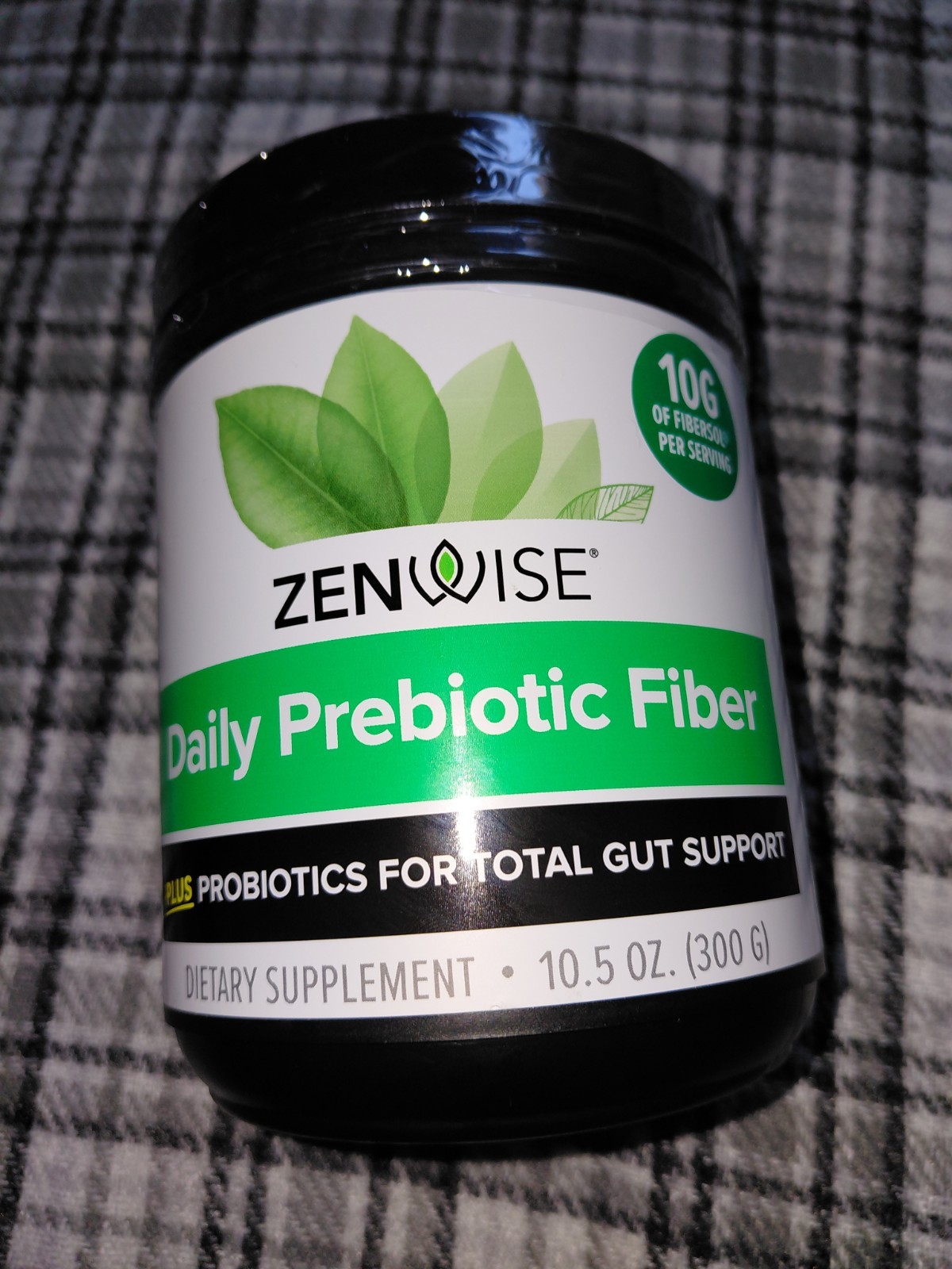 Zenwise Daily Prebiotic Fiber + Probiotics Digestive Support Powder 10.5 oz