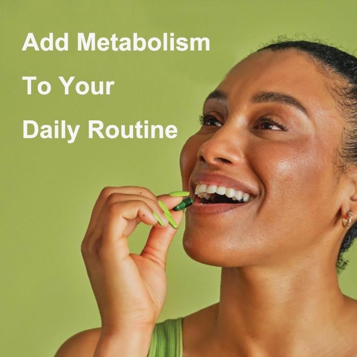 Metabolism Boosting Capsules Green Tea EGCG Chromium B12 Energy 30 Servings