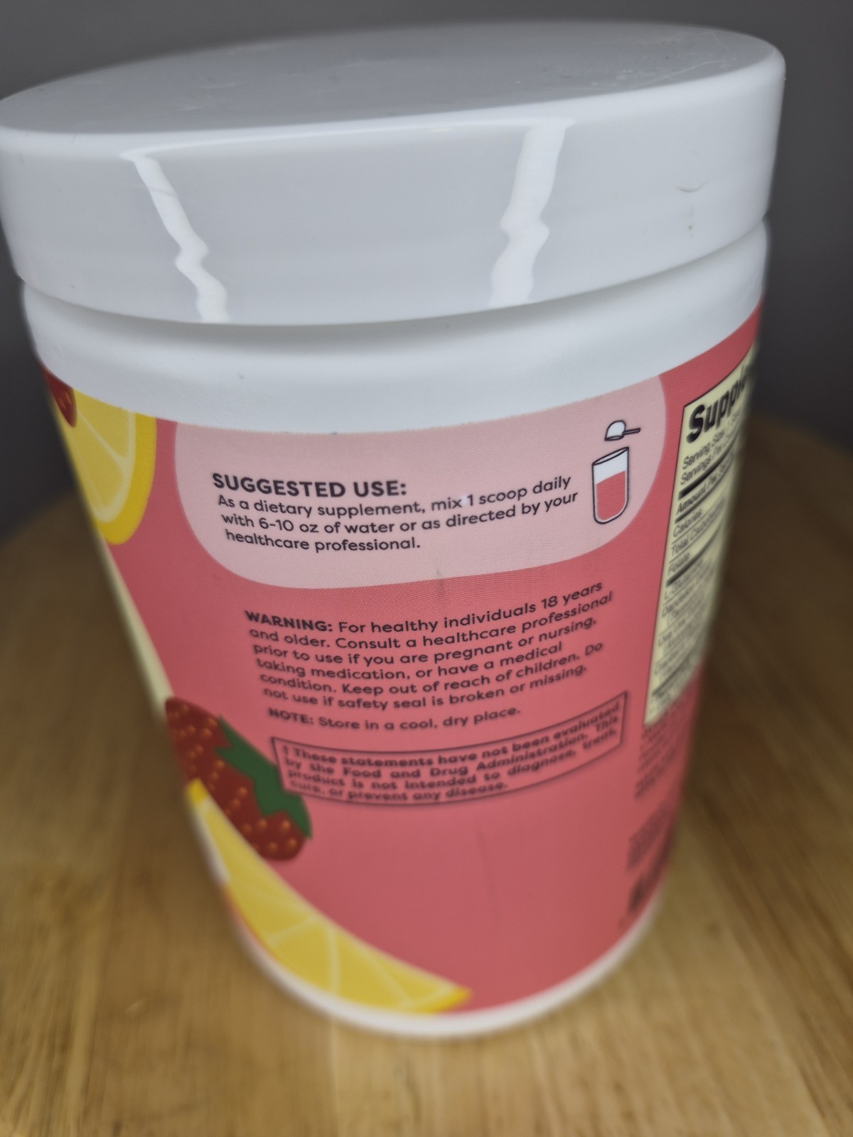 wellah L-Glutamine Powder with Folate Dandelion Uva Ursi Cranberry 5g Supplement