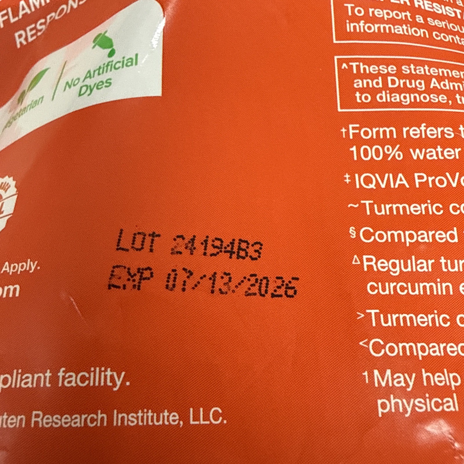 3 packs Qunol Turmeric + Ginger 750 mg Fruit Flavor 90 Soft Chews Exp 07/13/2026
