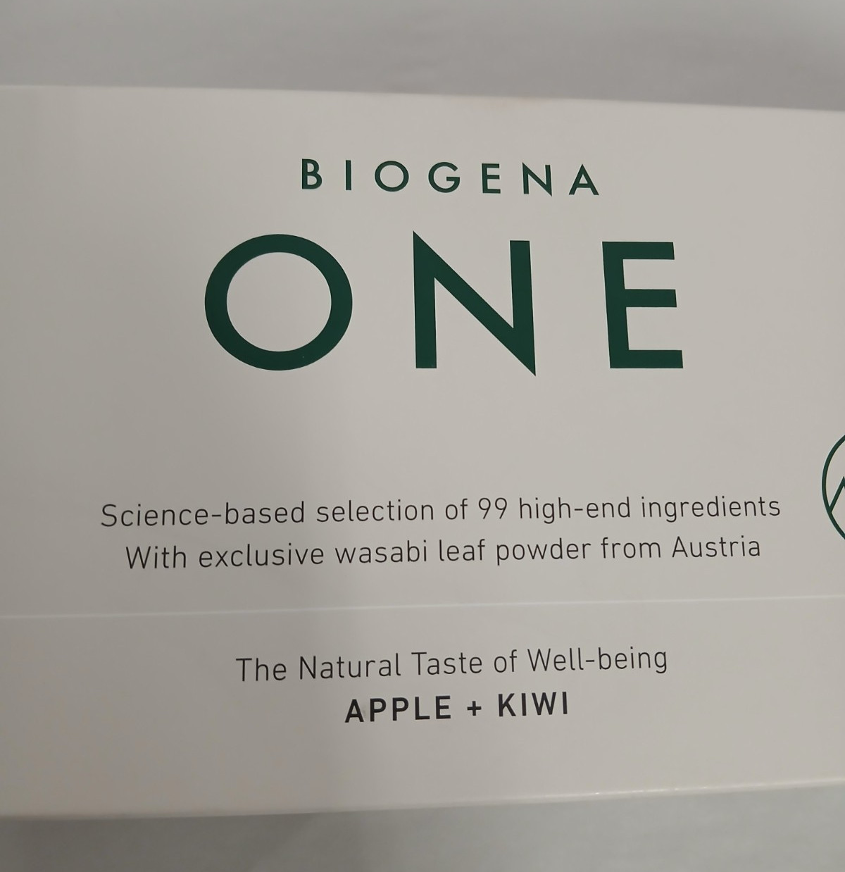 BIOGENA ONE Greens Dietary Supplement Apple Kiwi 30 Stick Packs 300g NEW