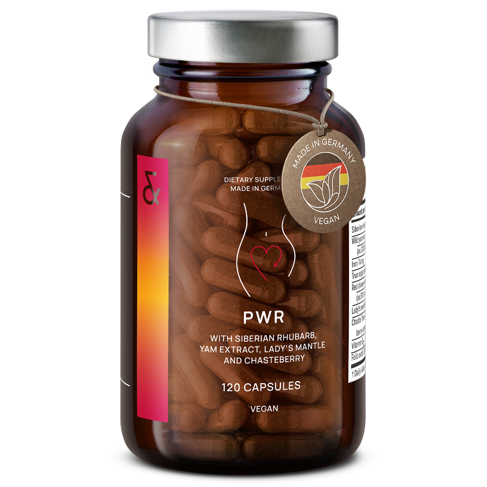 PWR – Hormone Balance for Women – PMS & Menstrual Pain Relief – Vitex & Yams