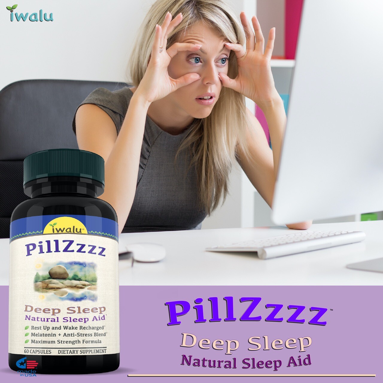 Supl. Ashwagandha Magnesio, Recuperación Muscular, Salud Corazón y Huesos
