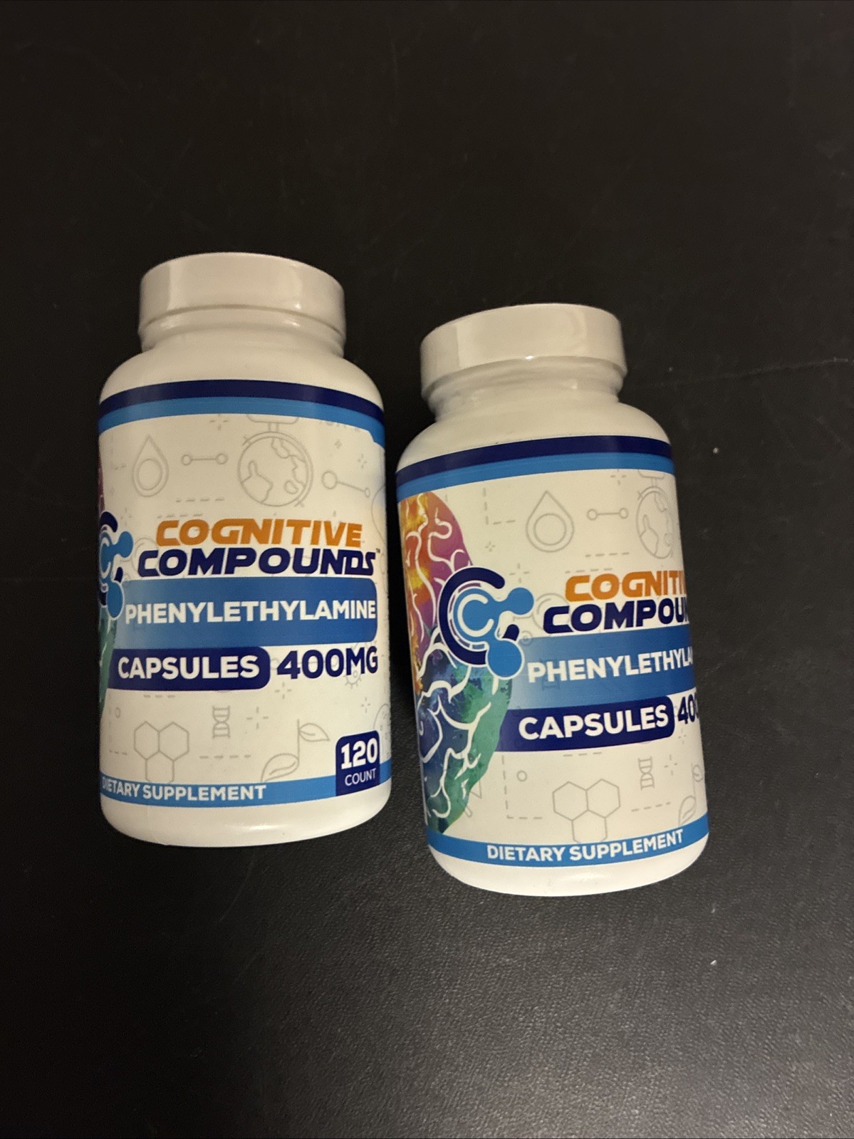 Lot Of 2 Phenylethylamine Pea Capsules Cognitive Function Support Elevated Mood
