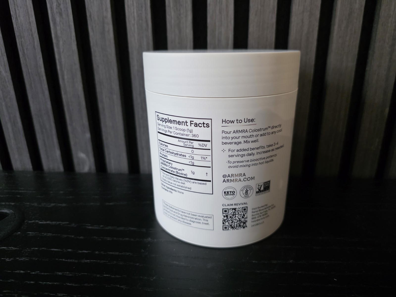 ARMRA Colostrum Unflavored – 360 Servings (12.7 oz / 360g) | SET OF 2