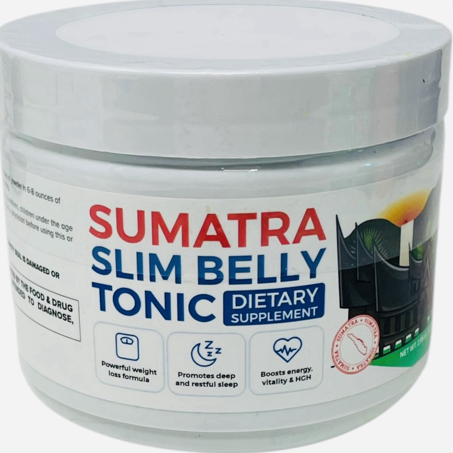 Lot of 2 Sumatra Slim Belly Tonic Powder Weight Loss Support Exp 5/26 NEW