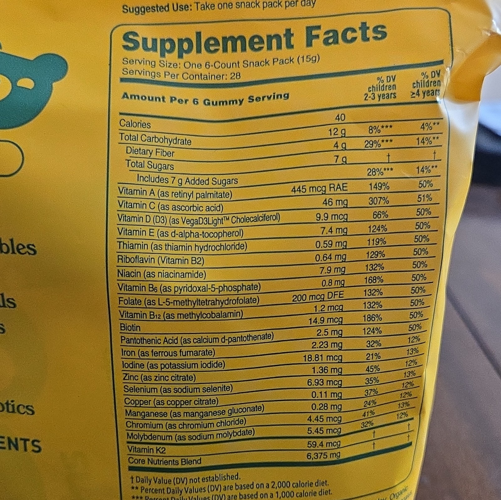 grüns Cubs Superfoods Greens Gummies Vegan Gluten/Dairy-Free 168ct (28 Pack)
