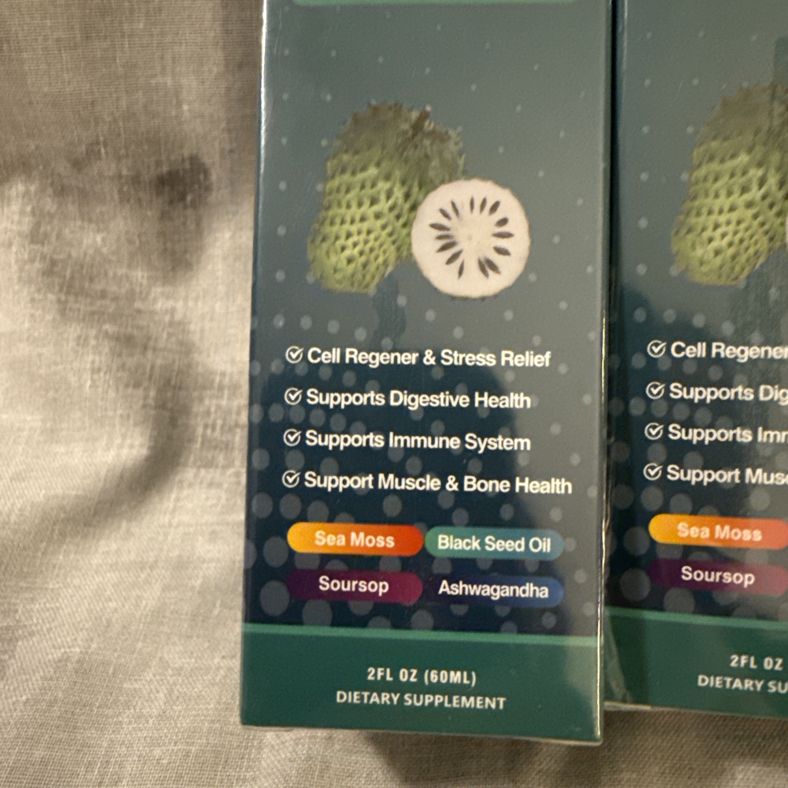 3 Pack Soursop Graviola Extract 10-in-1 Natural Herbal Blend Liquid, 2 fl oz