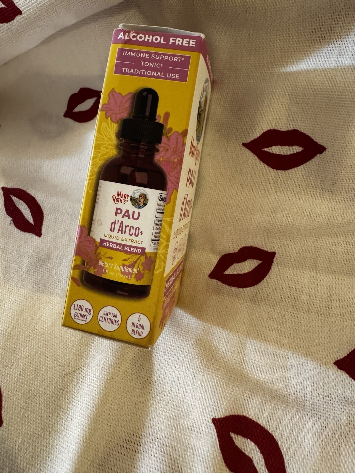 MaryRuth’s Pau d’Arco Herbal Blend Liquid Extract Alcohol Free 1 fl oz Vegan